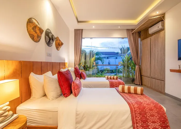 Villa Exquisite 4br Haven, 5min Stroll To Beach Canggu