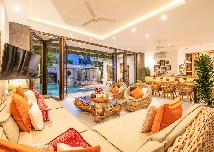 Villa Exquisite 4br Haven, 5min Stroll To Beach Canggu *